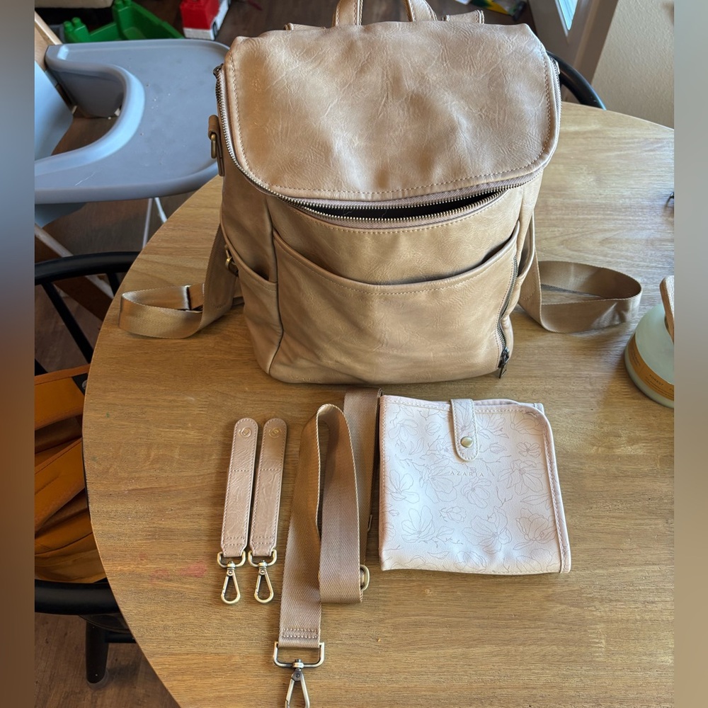Azaria La Mere Grande Diaper Bag, Changing Mat, & Luxury Stroller Hooks